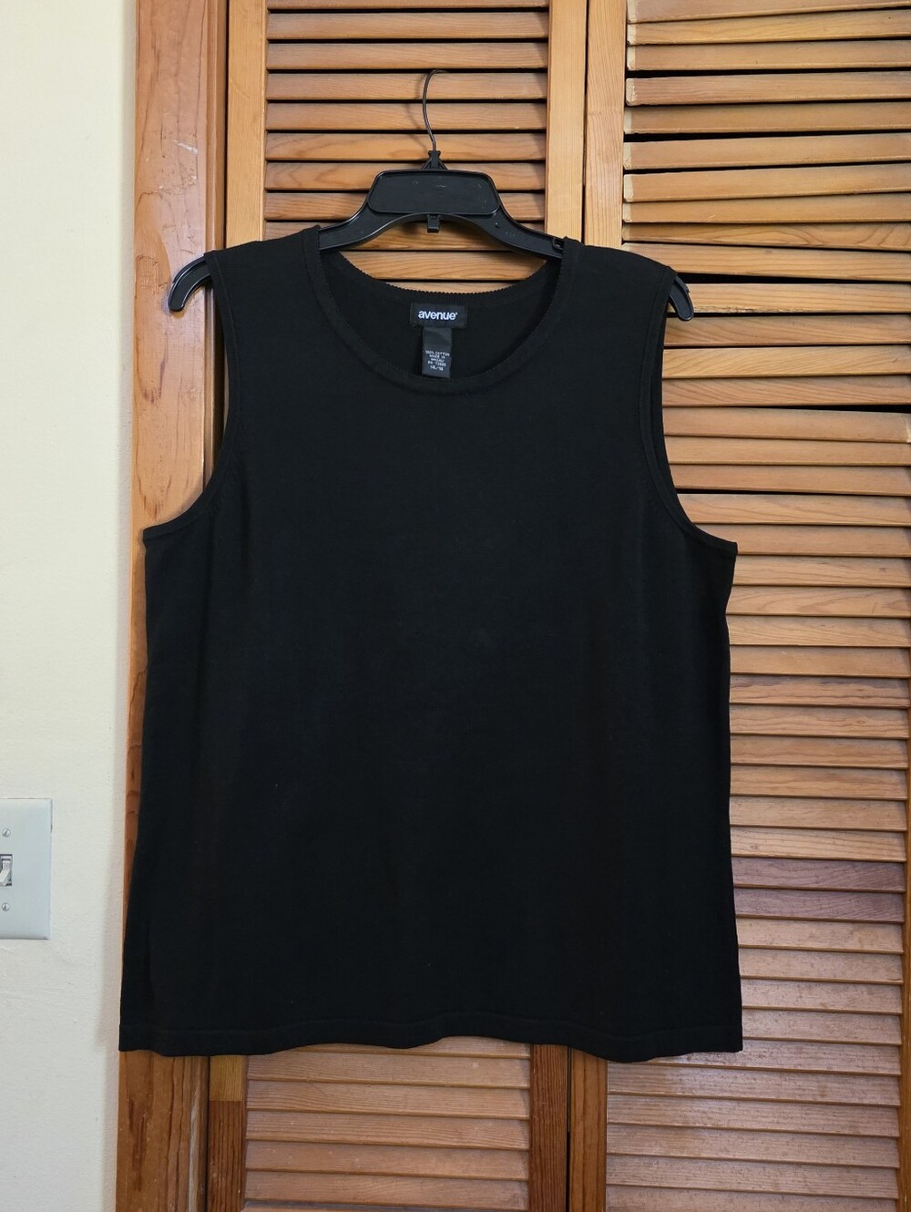 NWT Avenue Women's Straight Hem Tank Top Plus Size 14/16
